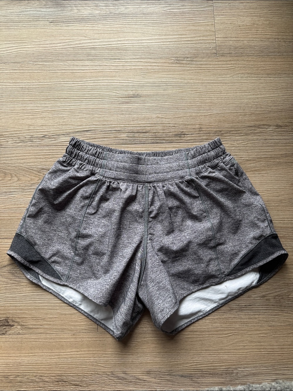 lululemon athletica Gray Heather Running Shorts
